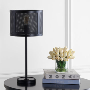 Wilcox 25" Minimalist Metal LED Table Lamp - JONATHAN Y